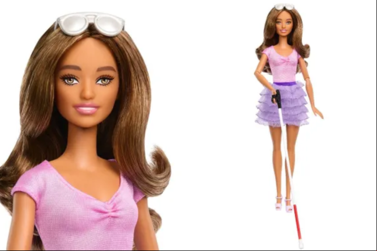 Mattel lança a primeira boneca Barbie com deficiência visual