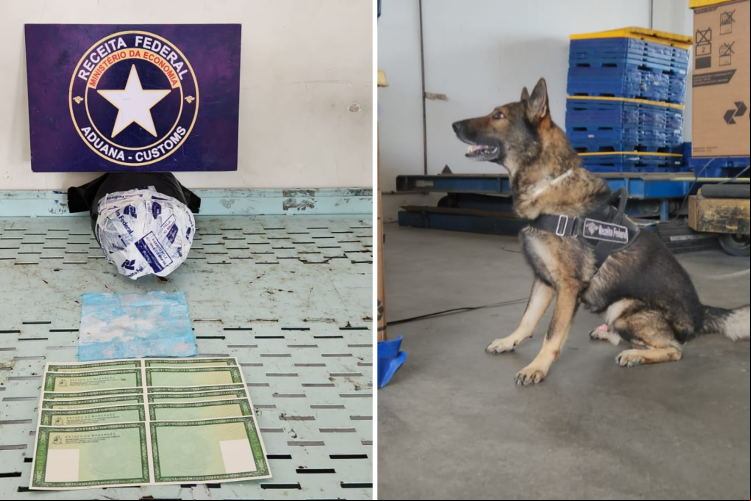 Cerca de 1,2 kg de cocaína mascarada como creatina é apreendida no Aeroporto de Fortaleza