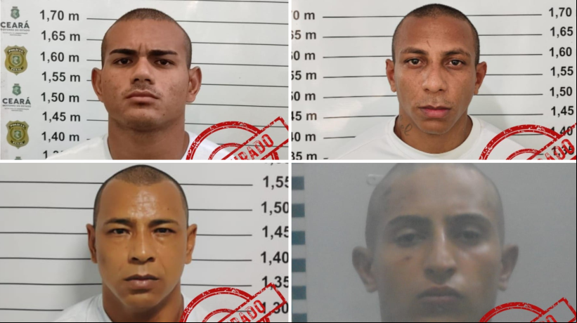 Quatro dos seis internos que escaparam de prisão em Itaitinga são recapturados