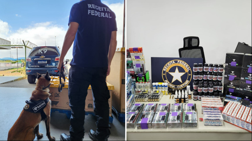Nos últimos dois dias, agentes caninos ajudaram na apreensão de ecstasy, maconha líquida e outras drogas, em Fortaleza
