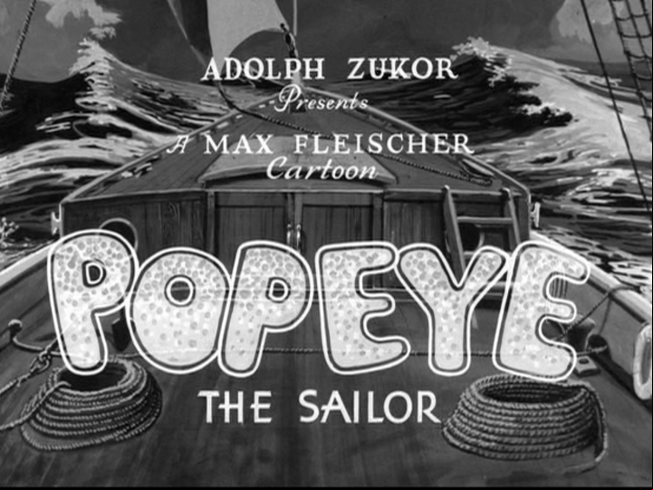 A estreia cinematográfica de Popeye aconteceu em 1933, como um curta de animação da personagem Betty Boop intitulado “Popeye the sailor”.