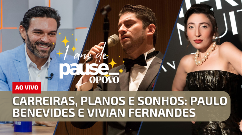 Paulo Benevides e Vivian Fernandes são os convidados do Pause nesta sexta-feira, 7