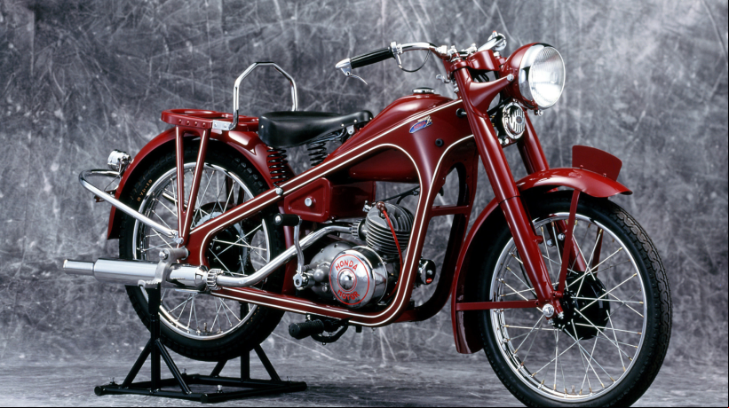 Primeira motocicleta da Honda, Dream D-Type, marca começo da trajetória da montadora japonesa